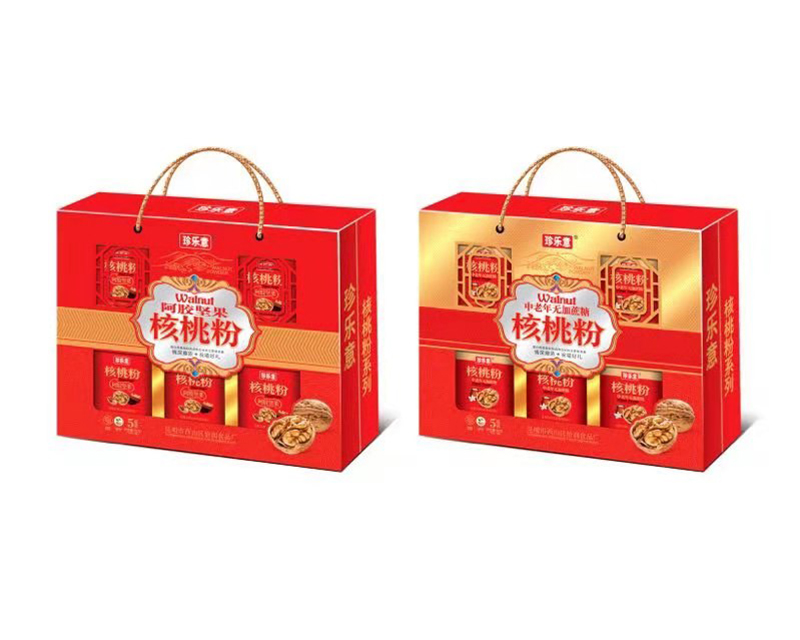 五盒禮盒核桃粉